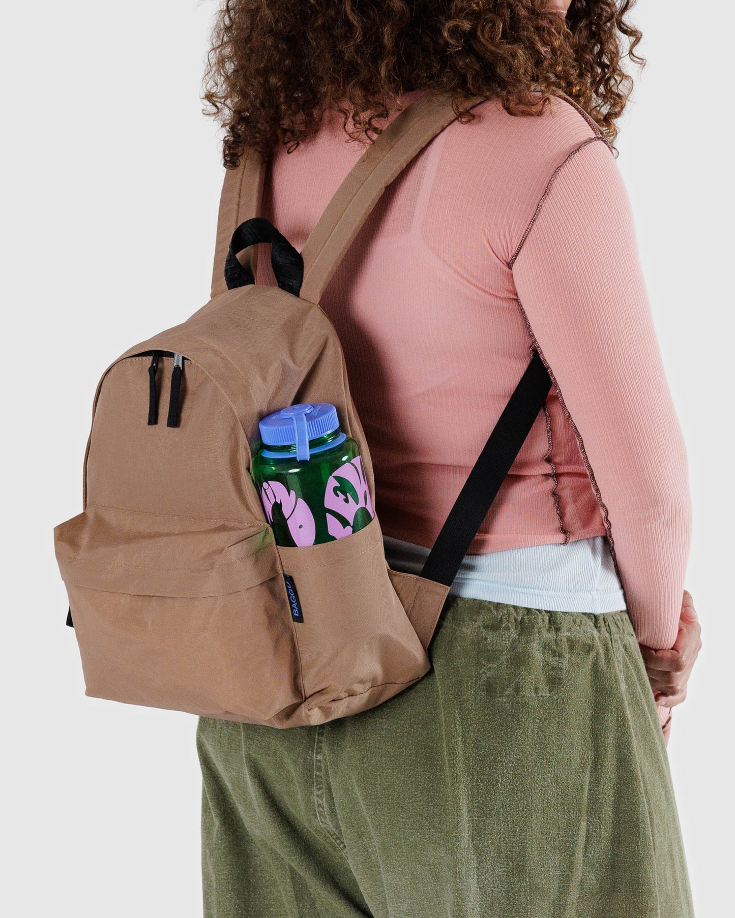 Baggu Medium Nylon Backpack - Cocoa