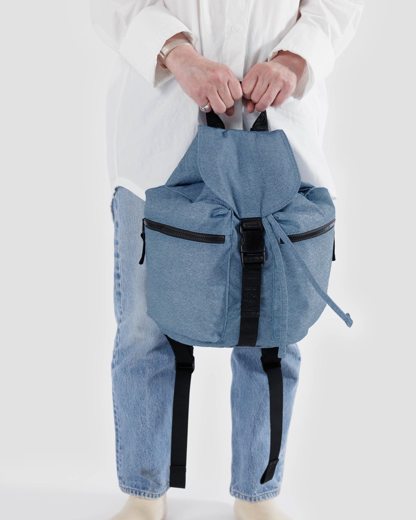 Baggu Sport Backpack - Digital Denim