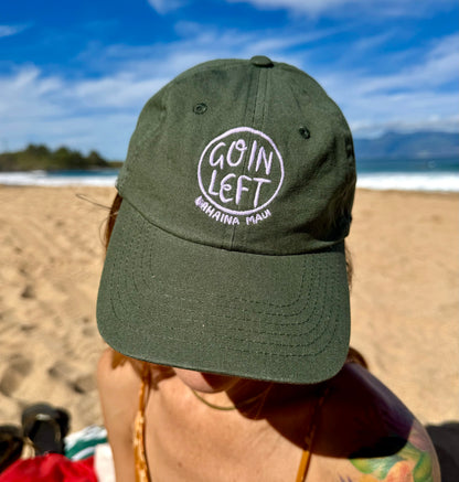 GL x Aloha to Zen Embroidered Dad Hat - Purple Embroidery