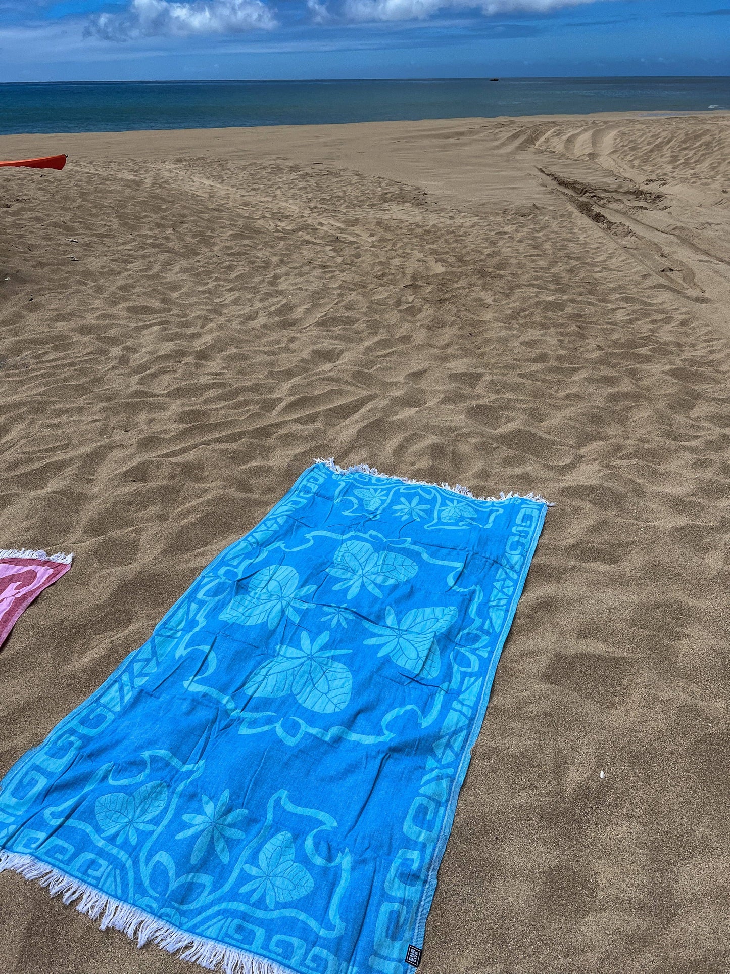 Beach Towel - Vaiata Luxe in Ocean Blue