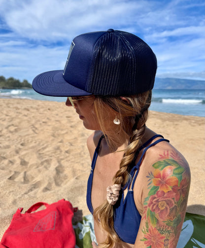 Goin Left OG Trucker Hat - Off-White Ink