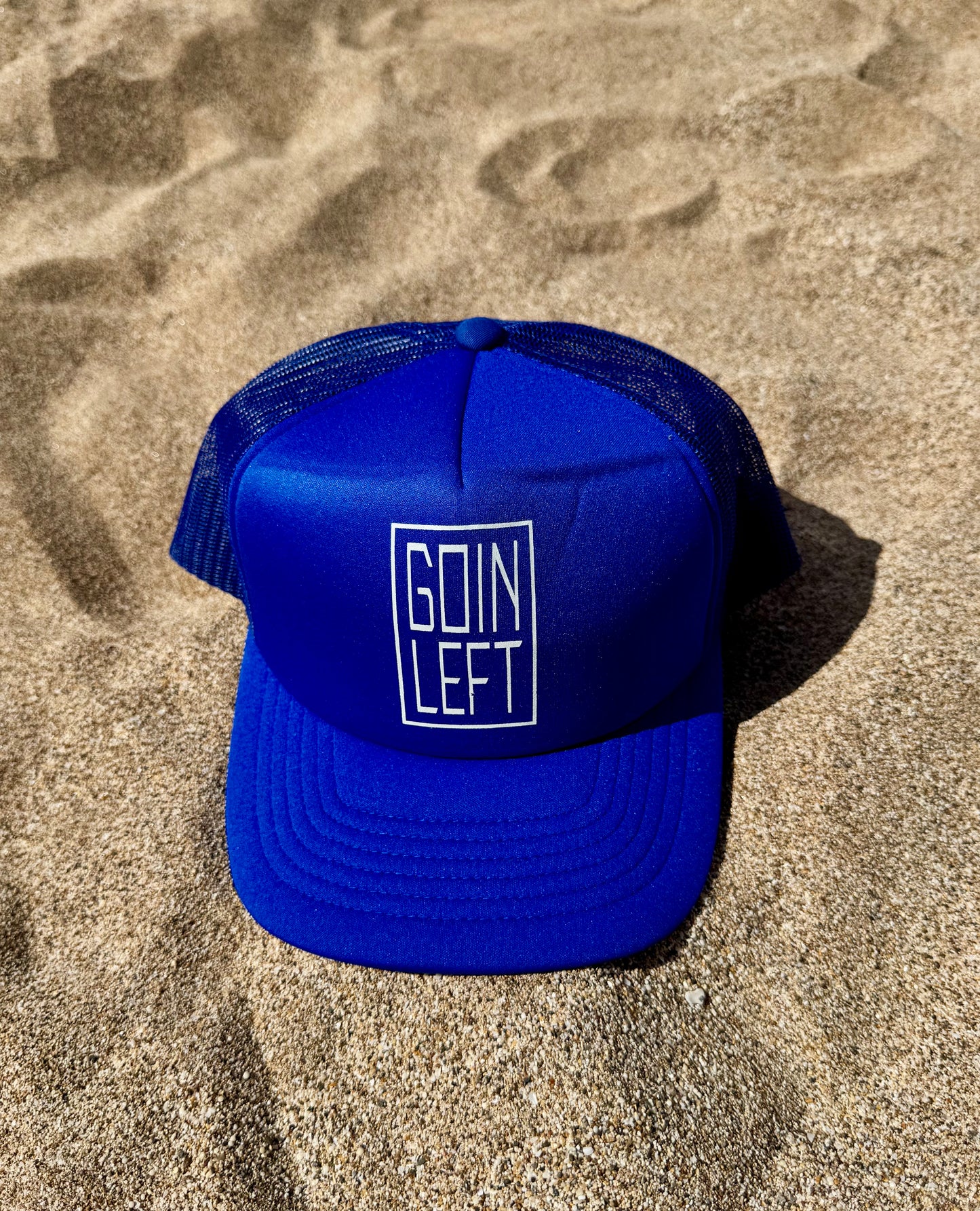 Goin Left OG Trucker Hat - Off-White Ink