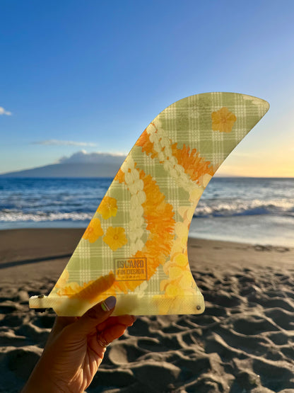 Island Fin Design Leeward Fin - Sage Palaka Lei
