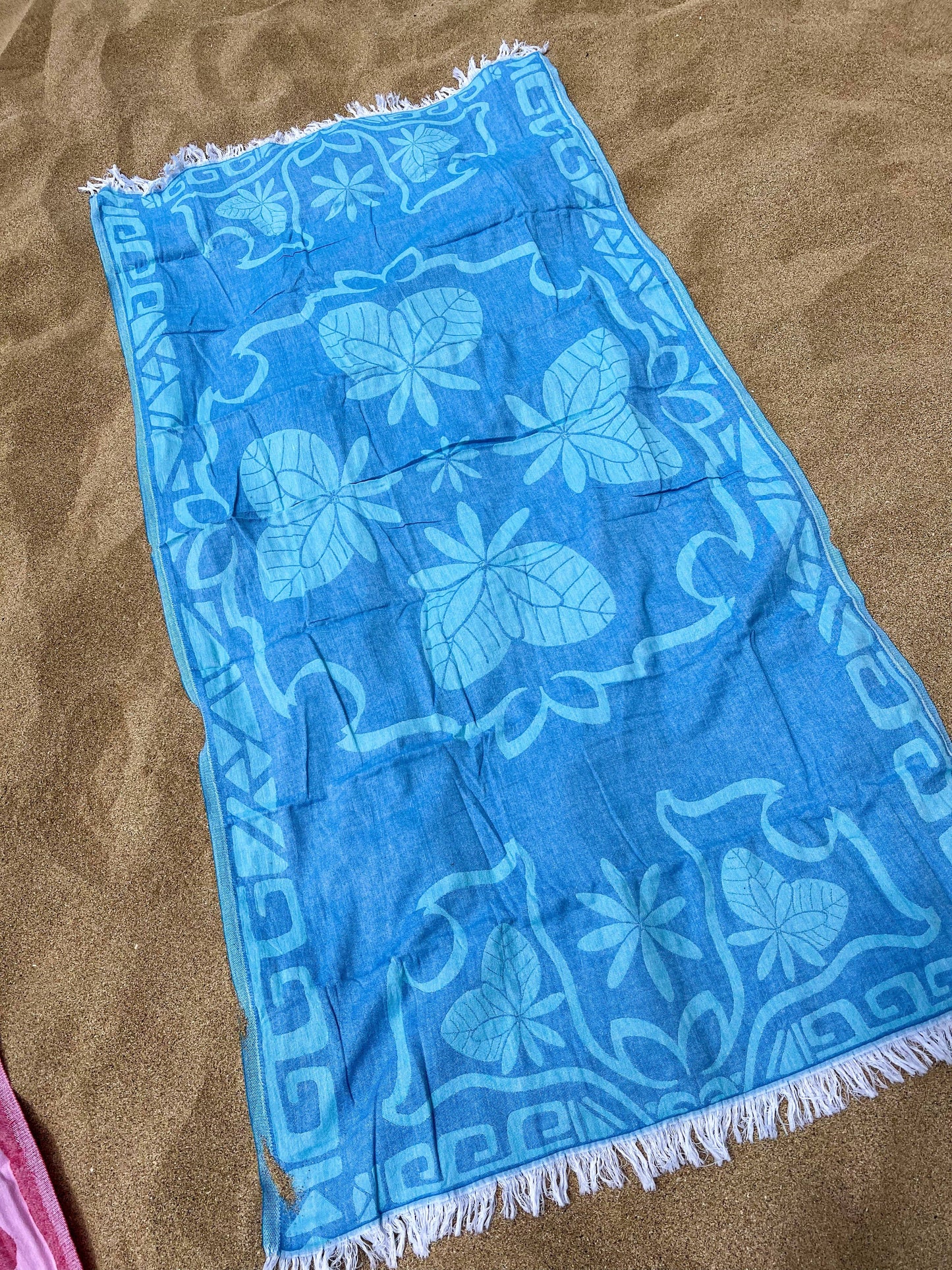 Beach Towel - Vaiata Luxe in Ocean Blue
