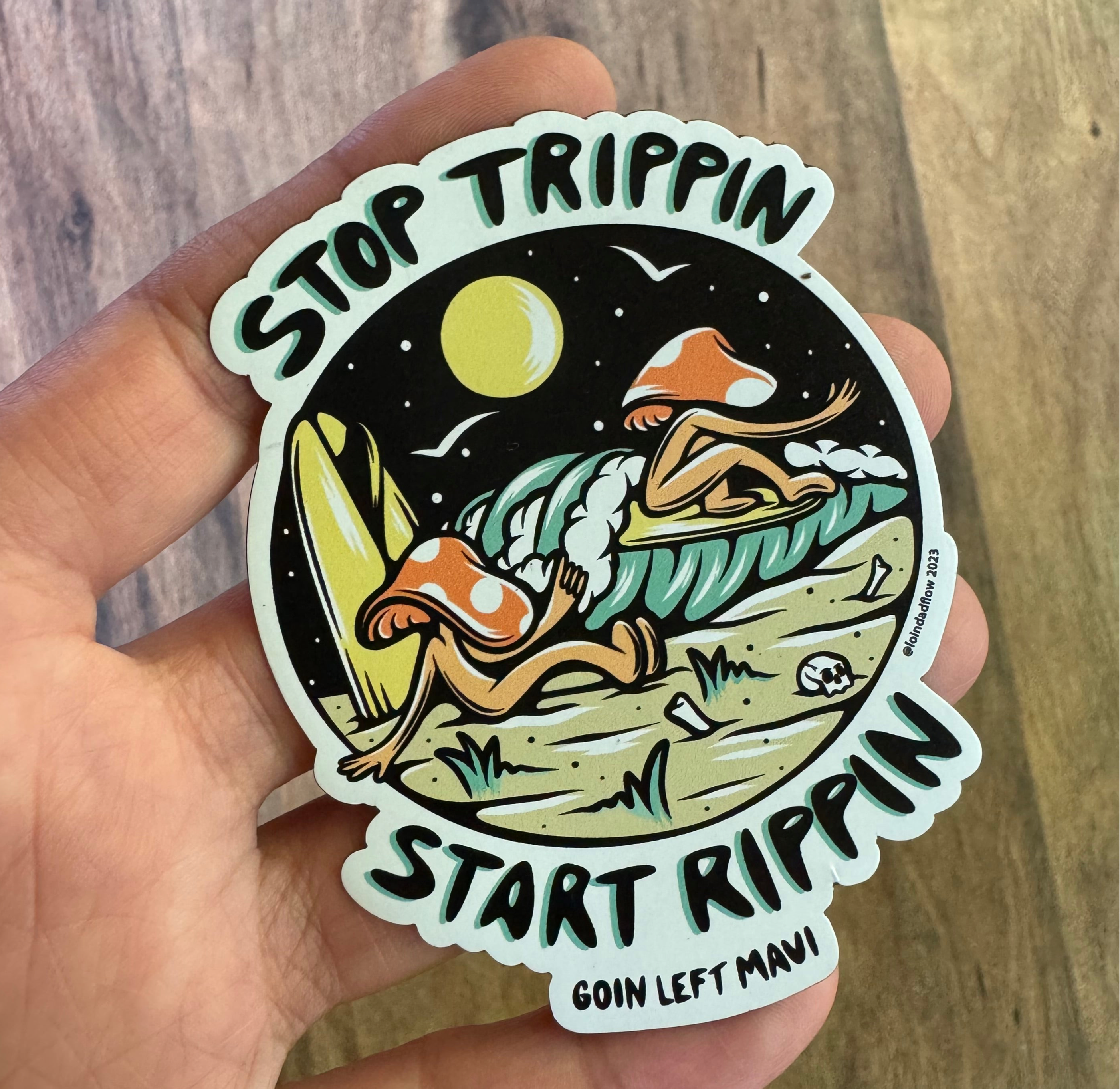 GL x Loindaflow Stop Trippin Die Cut Magnet