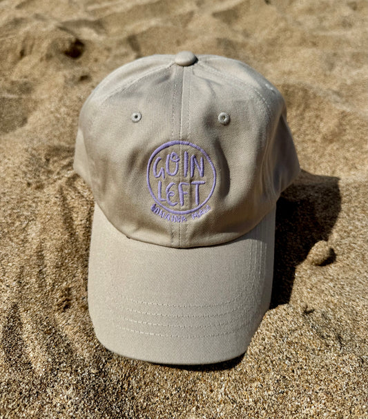 GL x Aloha to Zen Embroidered Dad Hat - Purple Embroidery