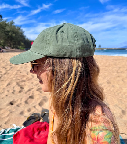 GL x Aloha to Zen Embroidered Dad Hat - Purple Embroidery