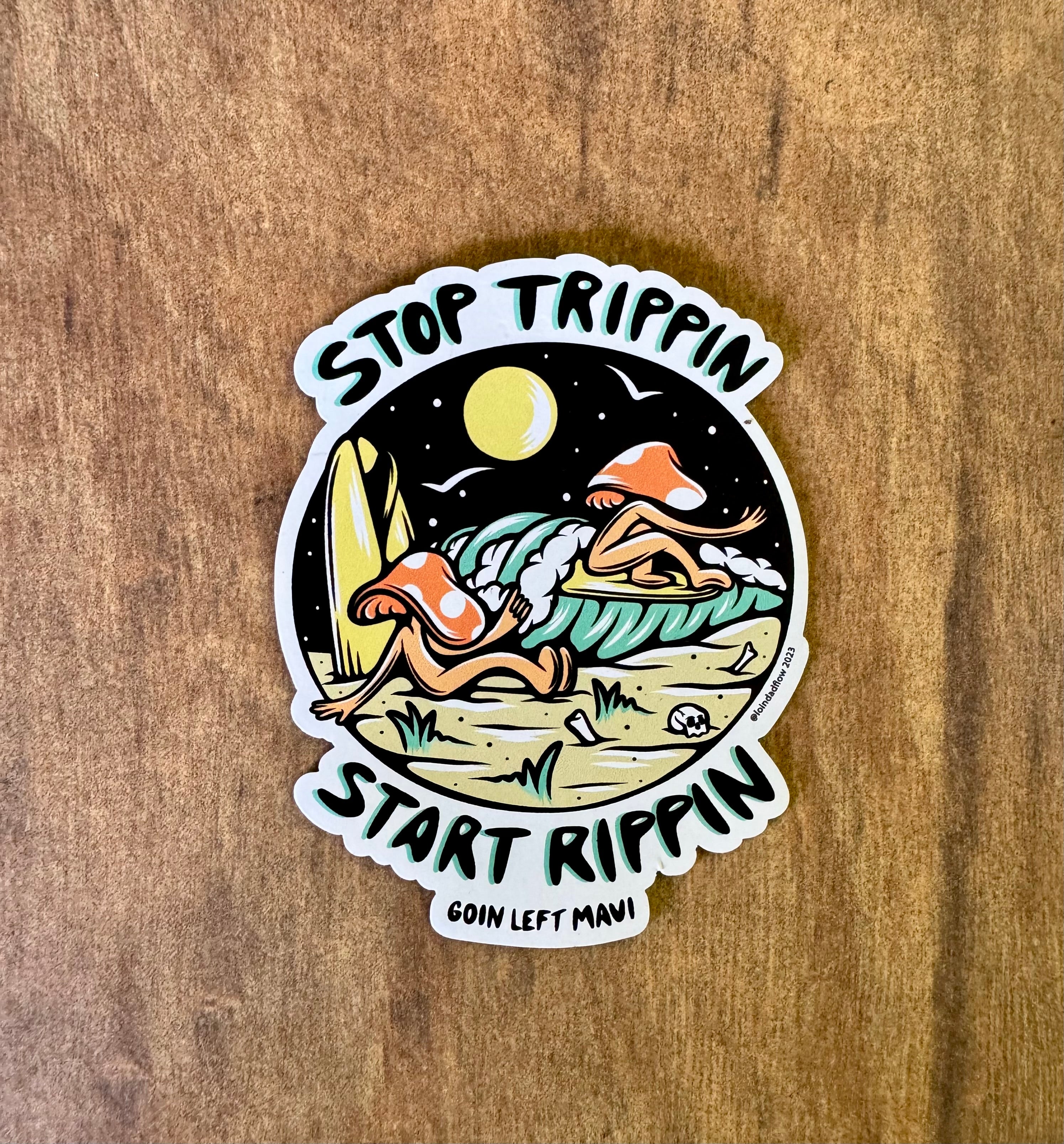 GL x Loindaflow Stop Trippin Die Cut Magnet - Thumbnail 2