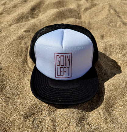 Goin Left OG Trucker Hat - Burgundy Ink
