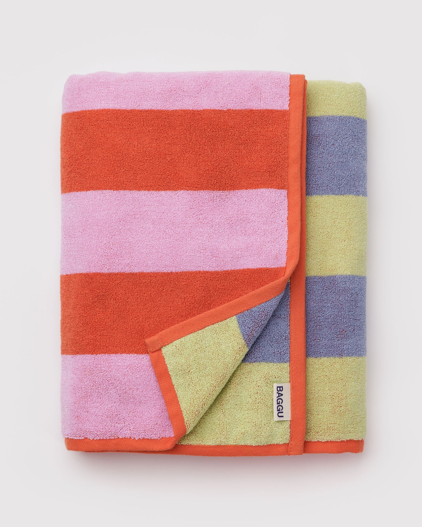 Baggu Bath Towel - Pool Stripe