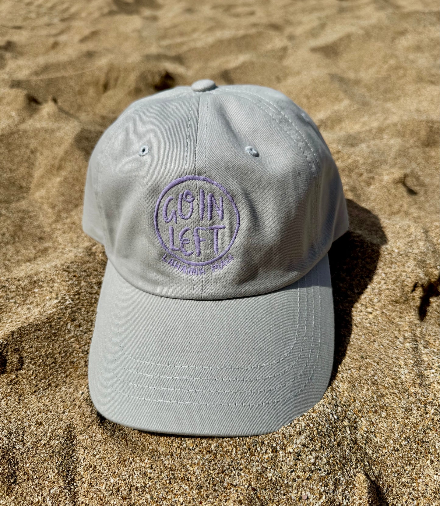 GL x Aloha to Zen Embroidered Dad Hat - Purple Embroidery