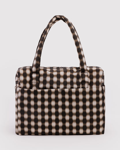 Baggu Cloud Carry-On Bag - Blurred Gingham