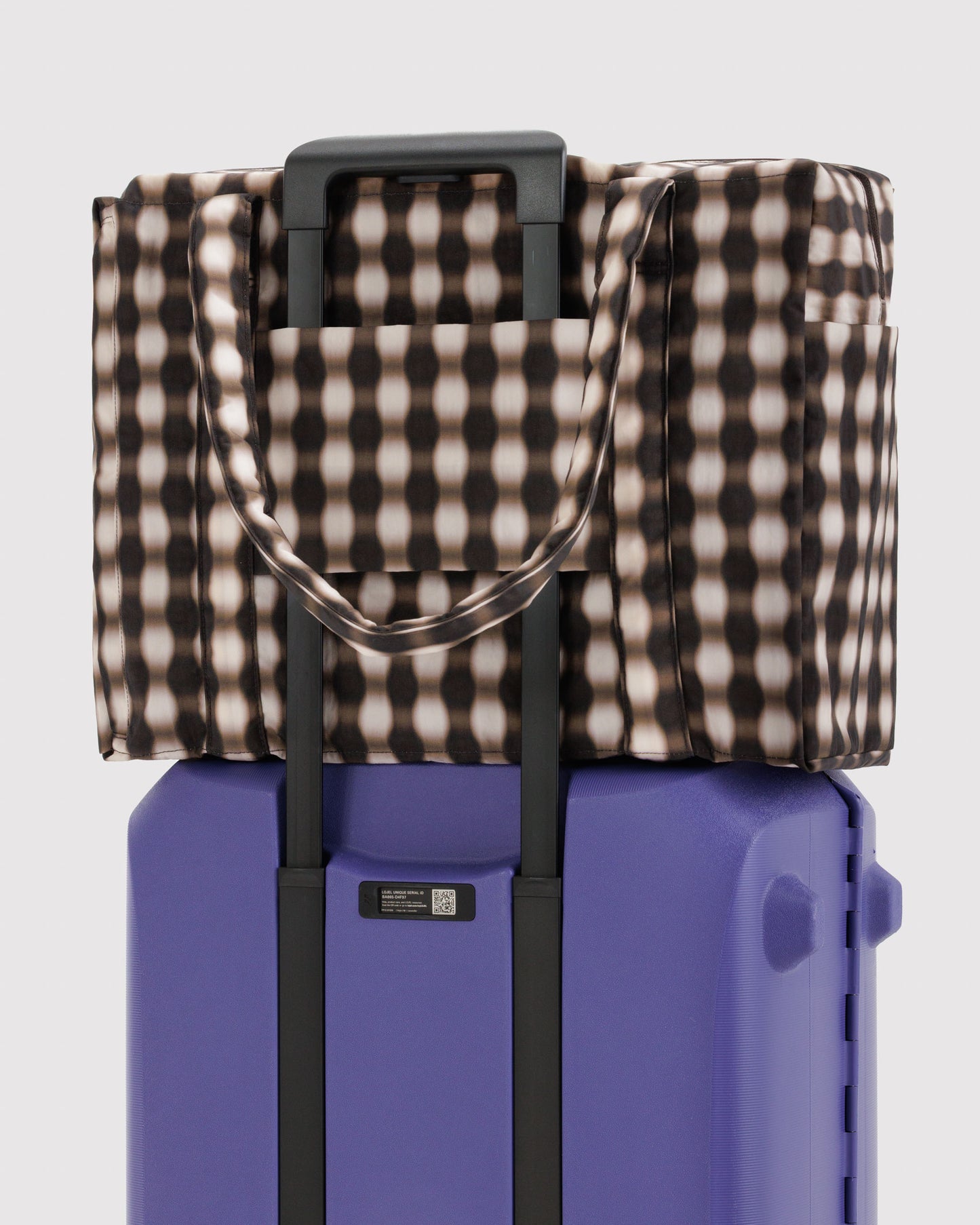 Baggu Cloud Carry-On Bag - Blurred Gingham