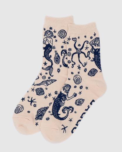 Baggu Crew Sock - Mermaid