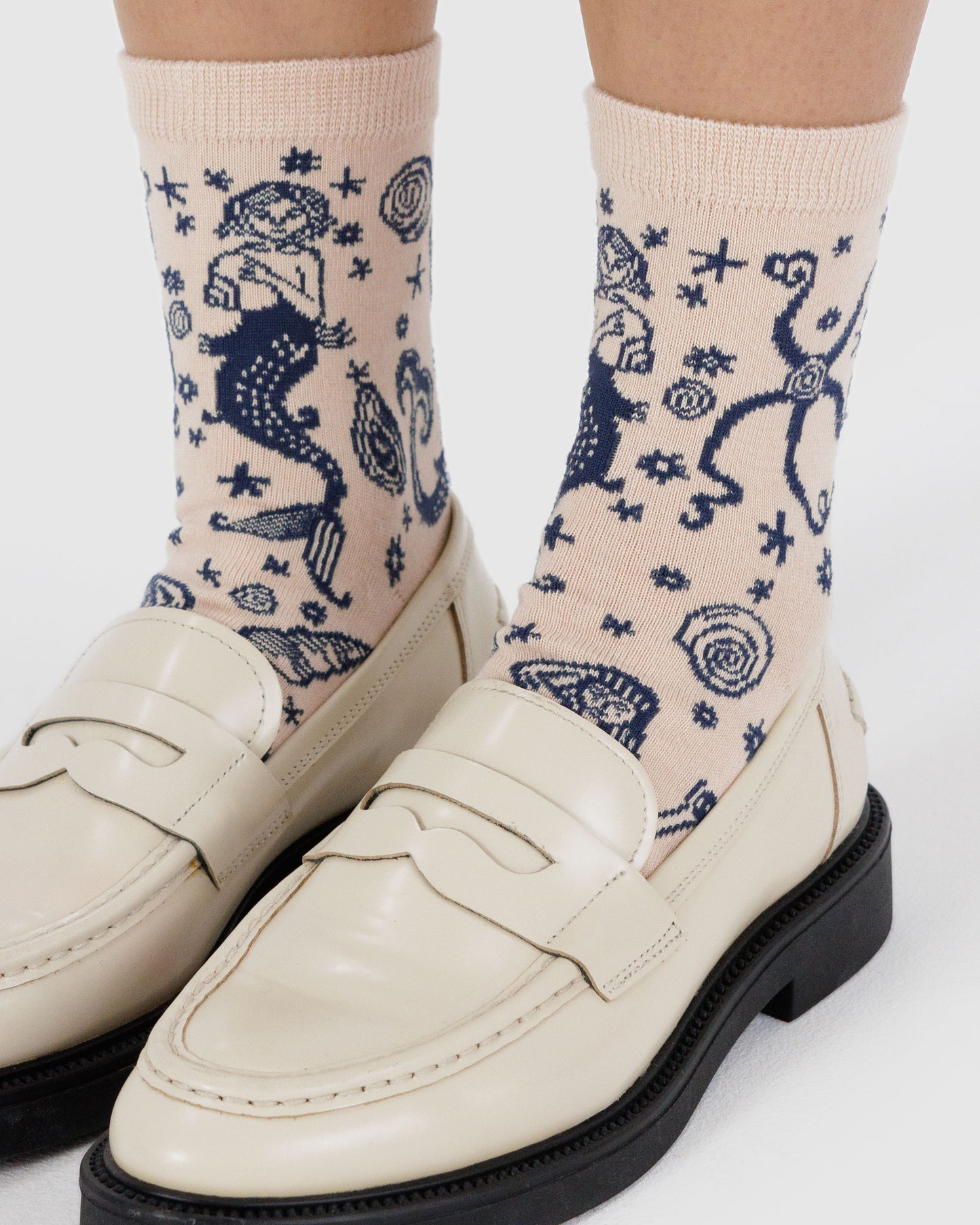 Baggu Crew Sock - Mermaid
