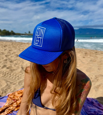Goin Left OG Trucker Hat - Off-White Ink