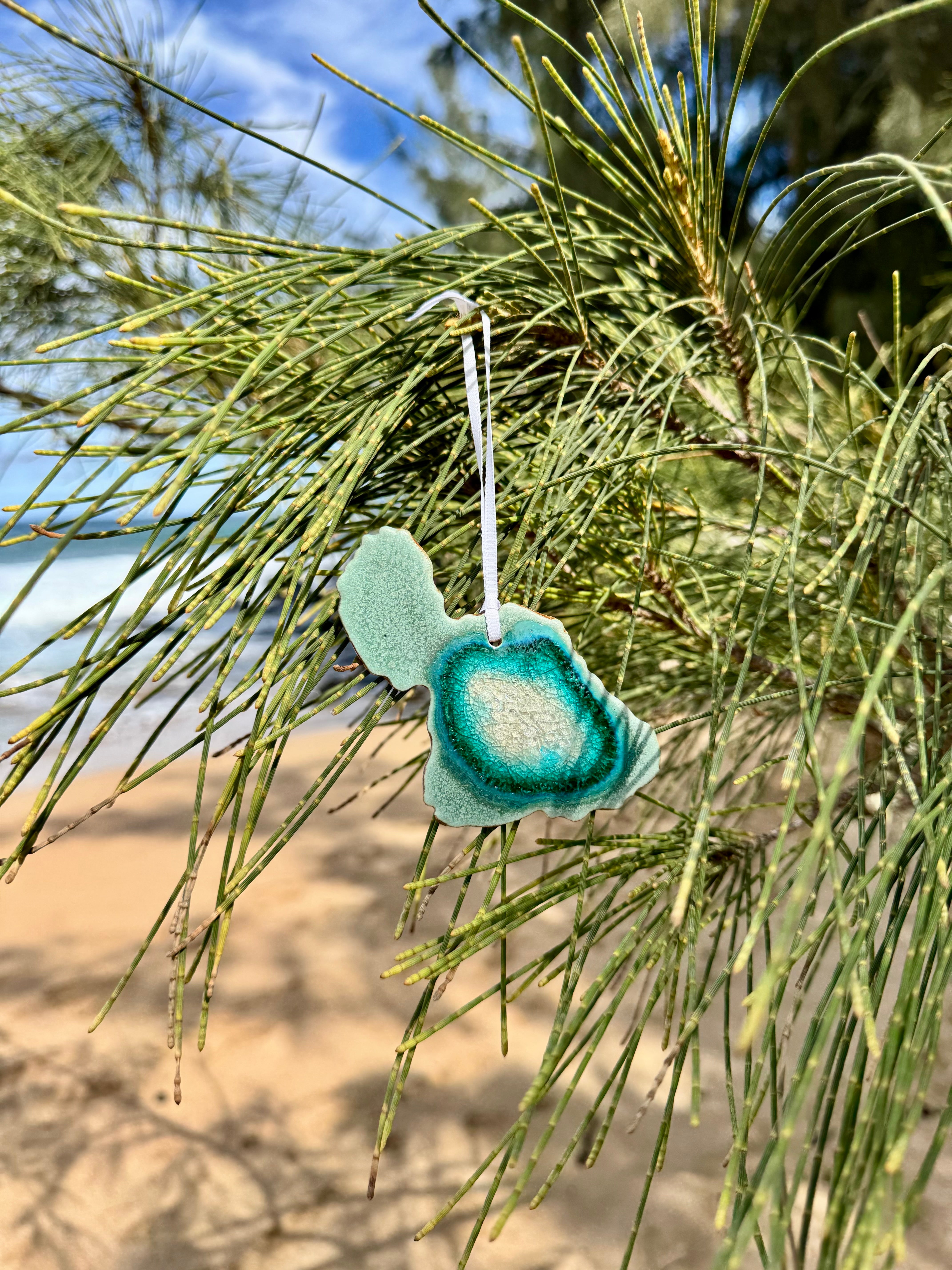 Ceramic Maui Ornament