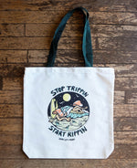 GL x Loindaflow Stop Trippin Cotton Canvas Tote Bag