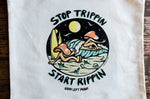 GL x Loindaflow Stop Trippin Cotton Canvas Tote Bag