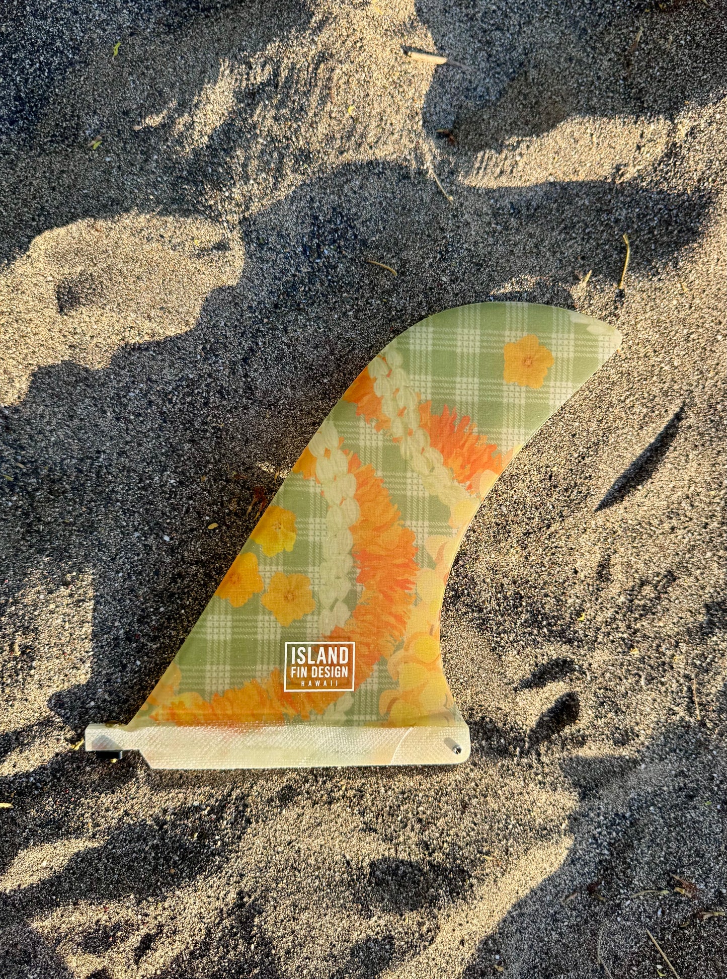 Island Fin Design Leeward Fin - Sage Palaka Lei