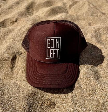 Goin Left OG Trucker Hat - Off-White Ink