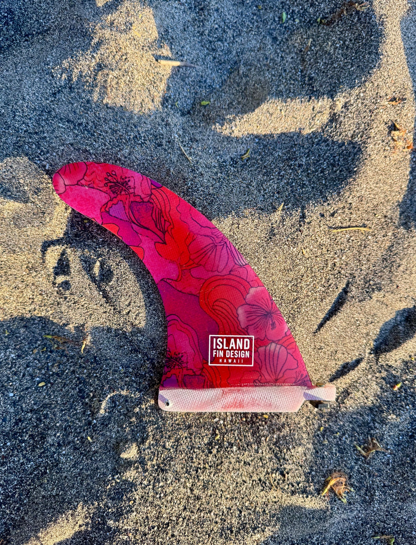 7.0 Makai Fin - Hot Pink Hibiscus