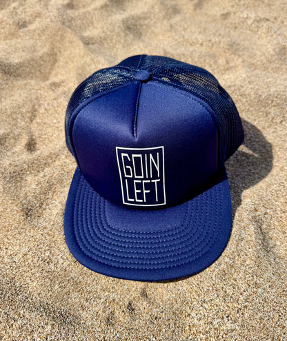 Goin Left OG Trucker Hat - Off-White Ink