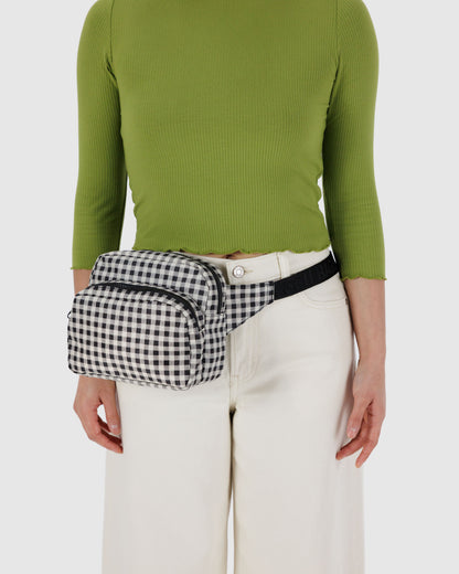 Baggu Fanny Pack - Black & White Gingham