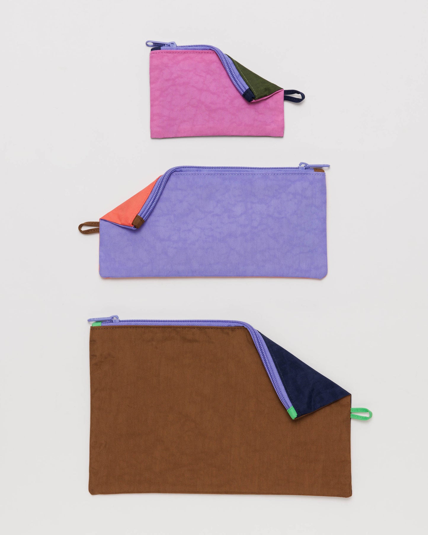 Baggu Flat Pouch Set - Night Lights