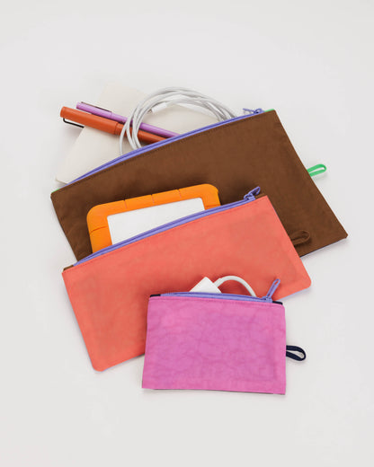 Baggu Flat Pouch Set - Night Lights
