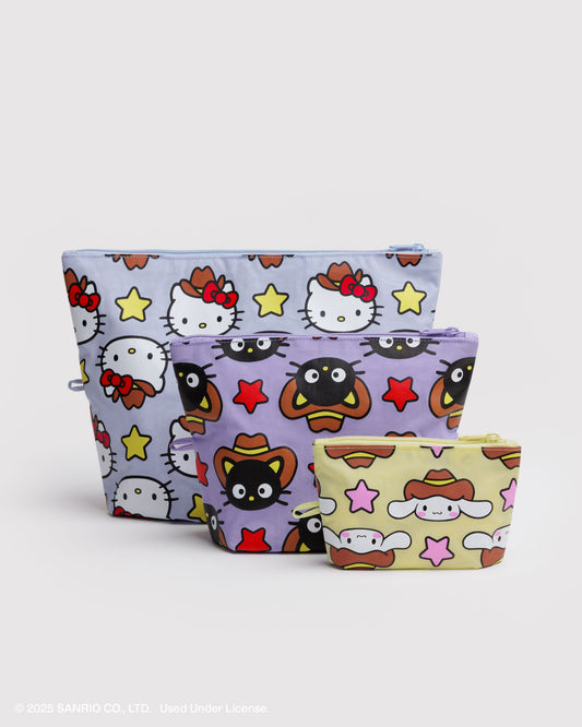 Baggu Go Pouch Set - Hello Kitty and Friends Western