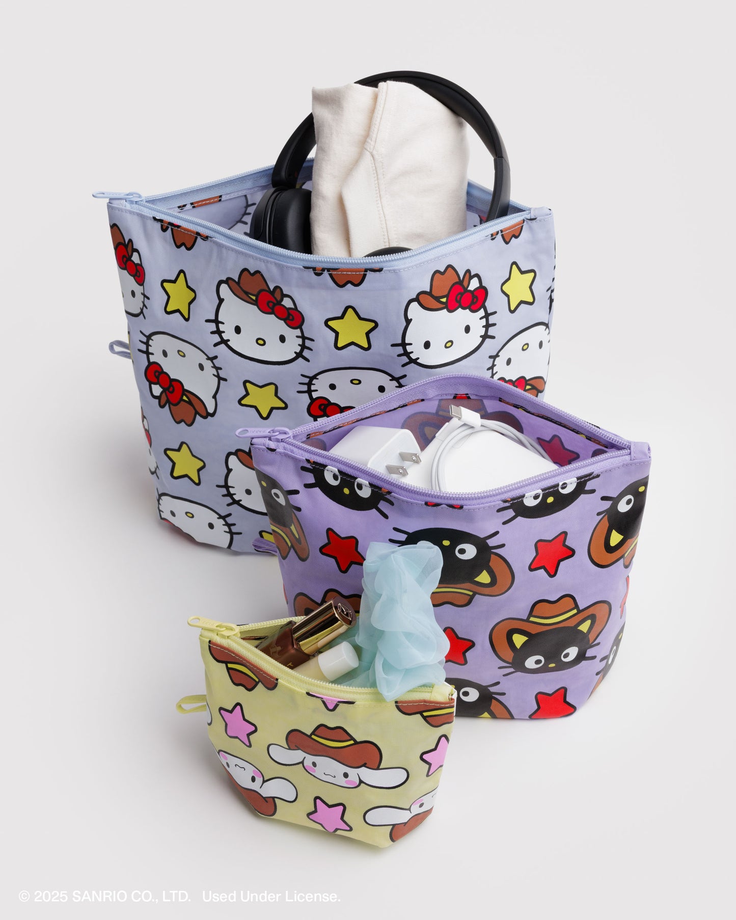 Baggu Go Pouch Set - Hello Kitty and Friends Western