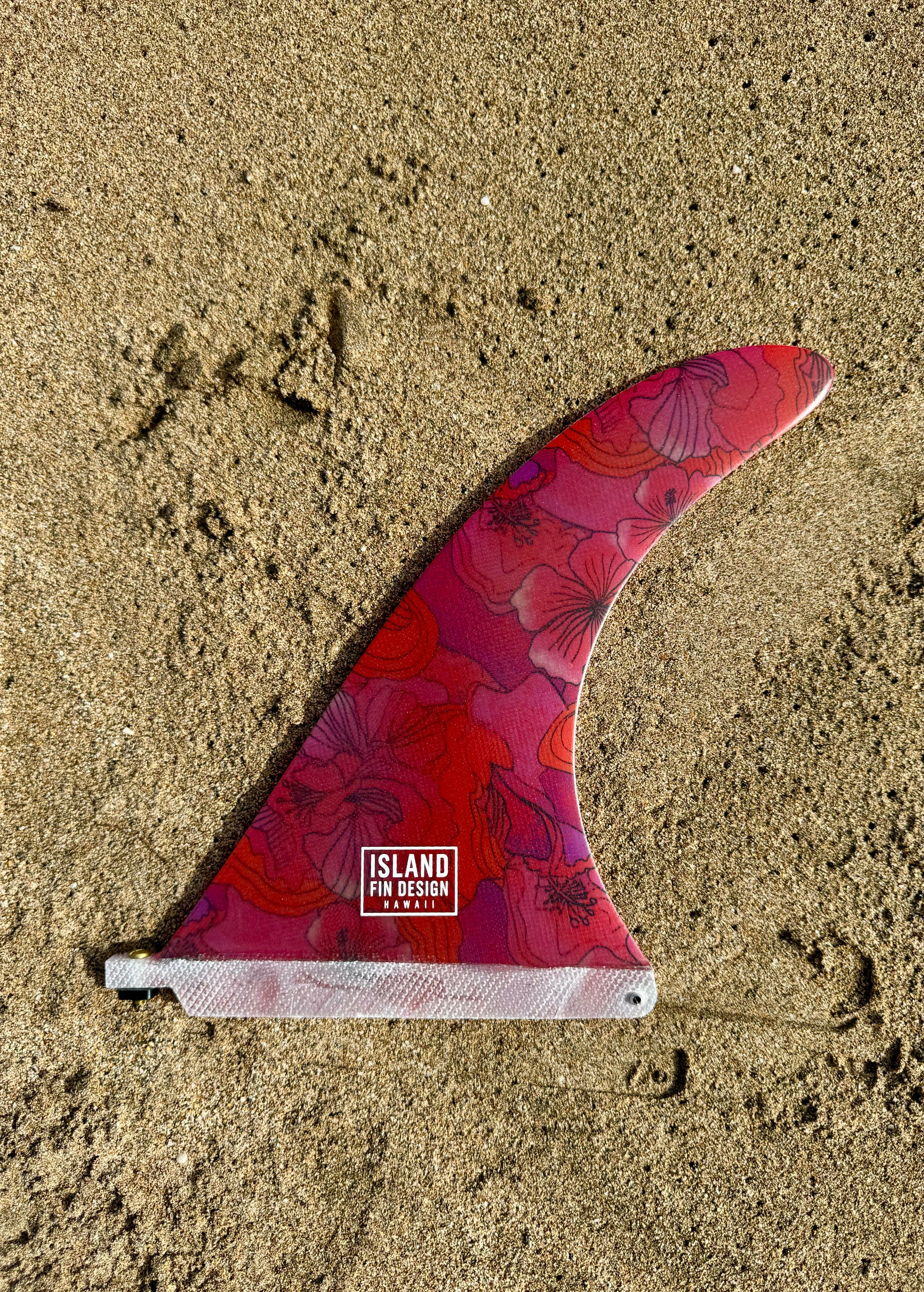 Island Fin Design Iwa Fin - Hot Pink Hibiscus – Goin Left Island Fin Design Iwa Fin - Hot Pink Hibiscus – Goin Left