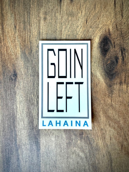 Goin Left Logo Sticker Pack of 3
