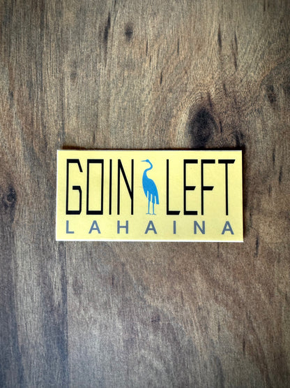 Goin Left Logo Sticker Pack of 3