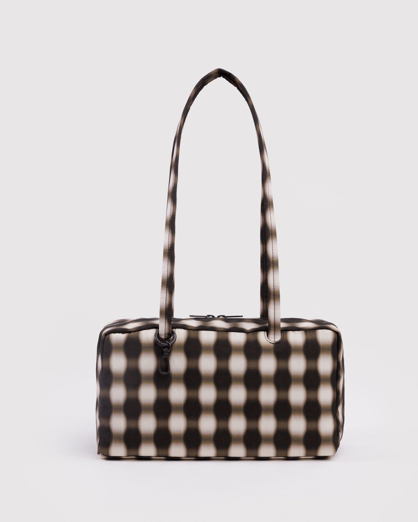 Baggu Nylon Bowler Bag - Blurred Gingham