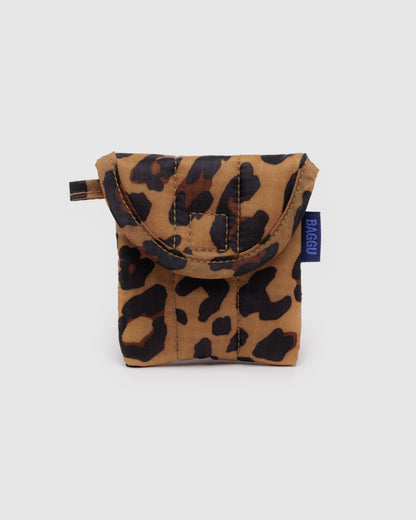 Baggu Puffy Earbuds Case - Leopard
