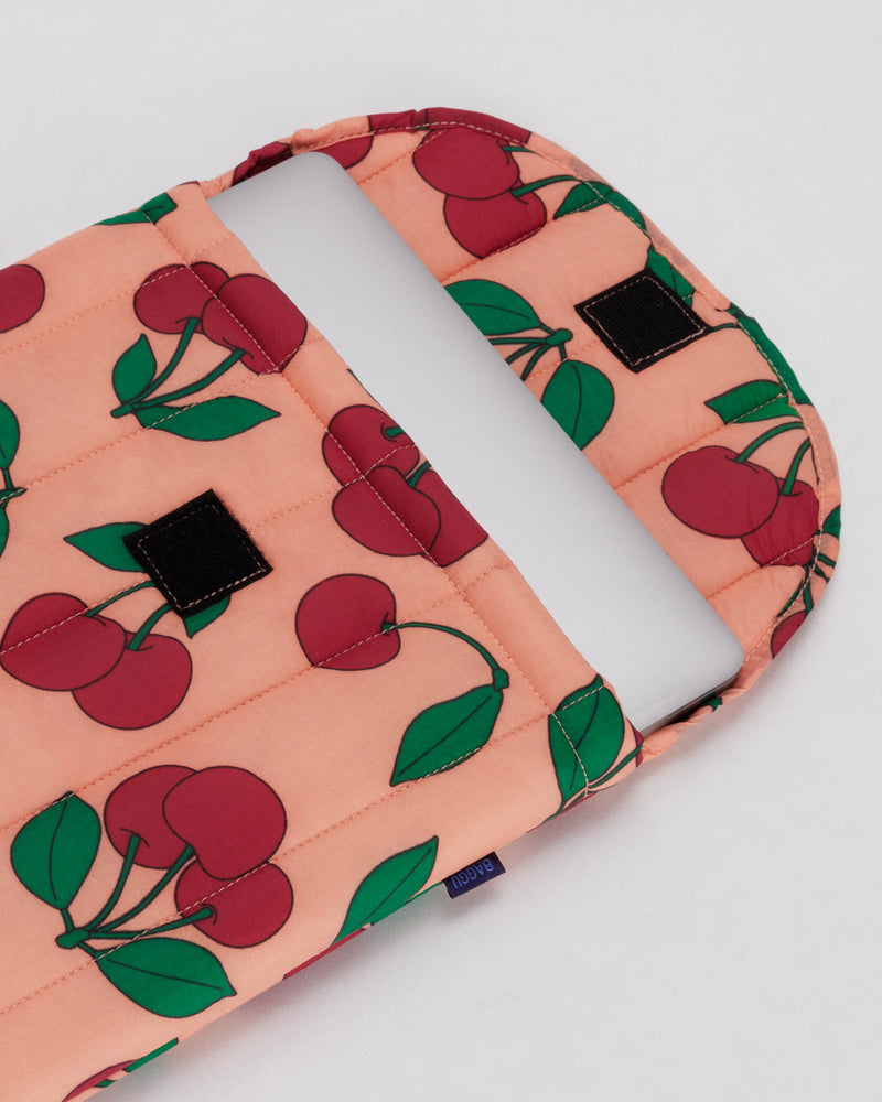 Puffy Laptop Sleeve 16" - Sherbet Cherry