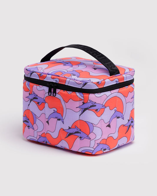 Baggu Puffy Lunch Bag - Dolphins