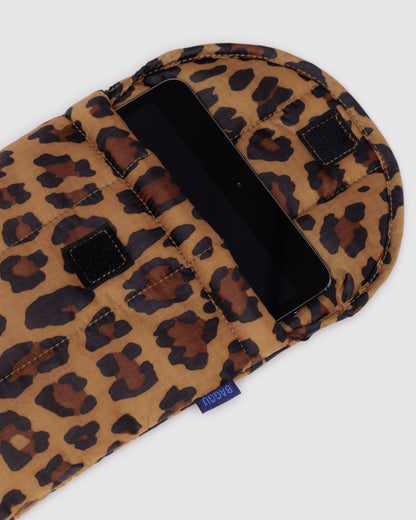 Baggu Puffy Tablet Sleeve 8" - Leopard