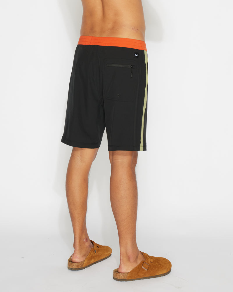 Banks Journal Journal Boardshort - Black