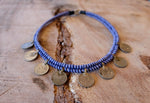 Macrame Medium Coin Necklace - Made to Order