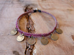 Macrame Shorty Coin Necklace - Made to Order