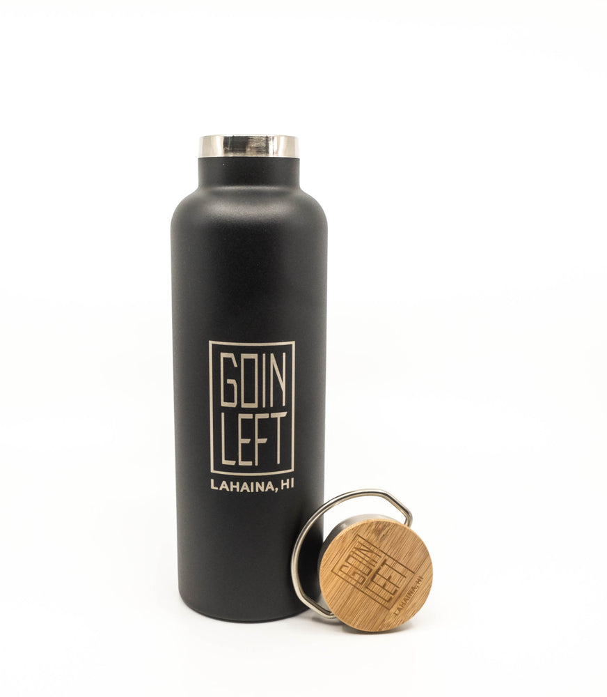 Goin Left 25oz. Water Bottle - Black