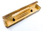 All-In-One Wood Box Incense Burner - Brass Celestial Inlay