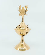 Brass Celestial Incense Burner - Stars