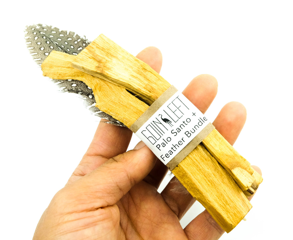 Palo Santo and Feather Bundle