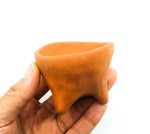 Ceramic Tripod - Unglazed Terra Cotta