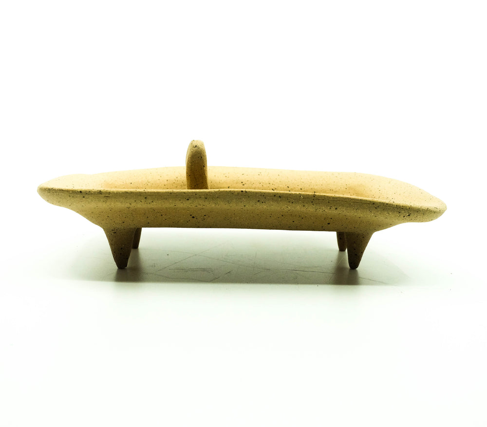 Ceramic Incense Rest - Speckled Buff Stoneware