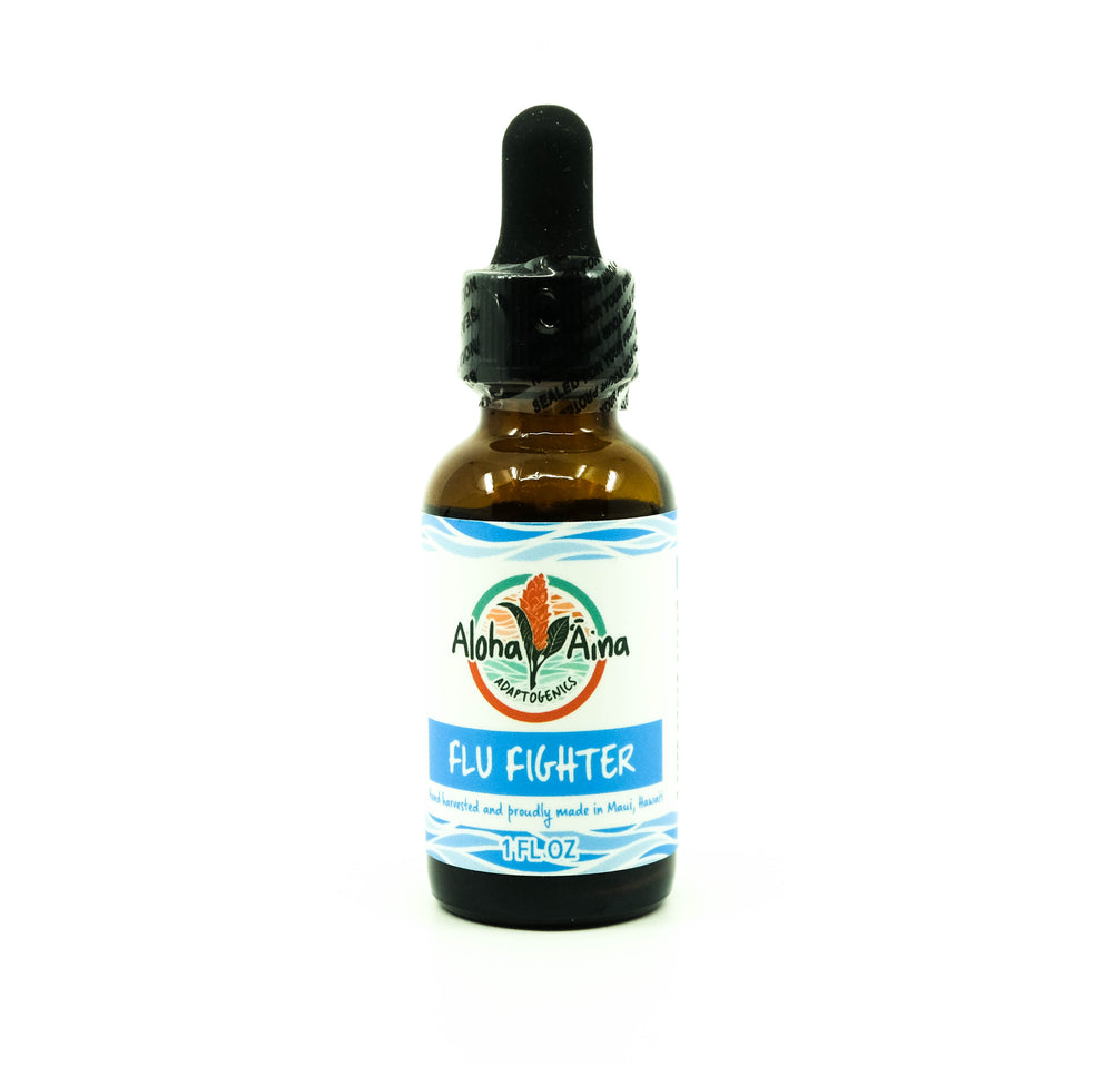 Organic Flu Fighter Tincture 1fl.oz. - Made on Maui